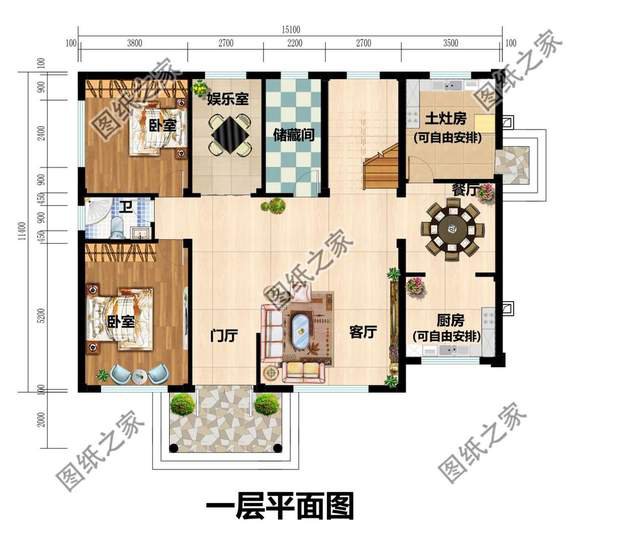 帶土灶房的三棟二層別墅，實用接地氣，父母看到都愛上了