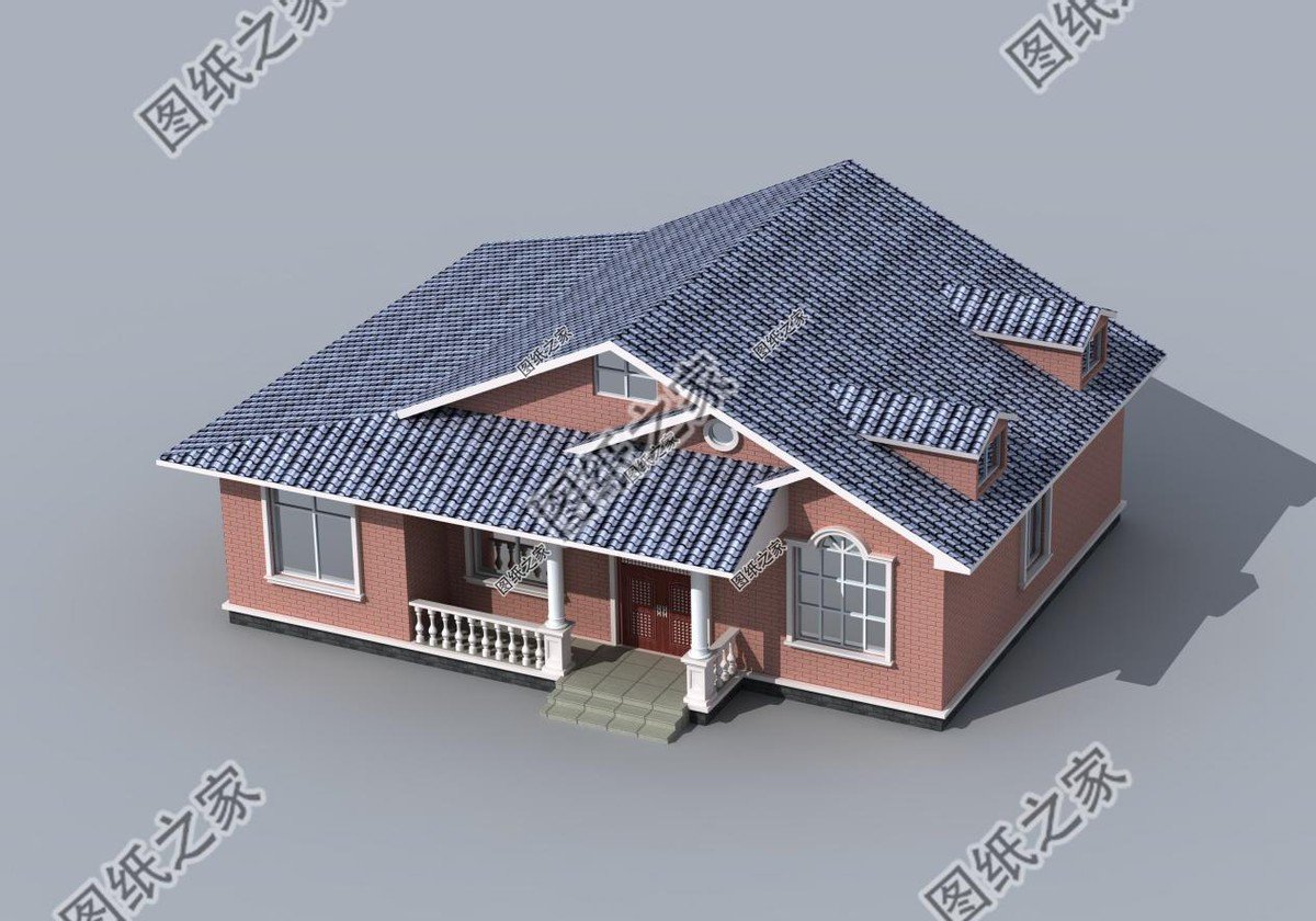 一層半鄉村別墅，體面的小洋房獻給父母