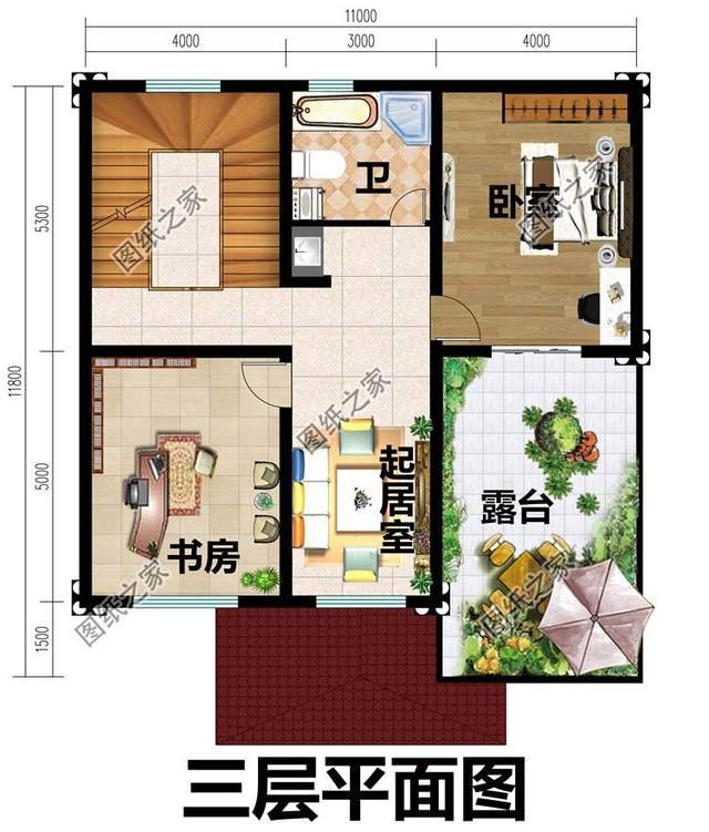 3款25萬左右三層別墅圖.看了以后保證讓你有耳目一新的感覺