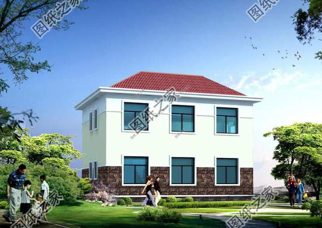 3款最新復式二層農村自建別墅，空中疊墅挑高客廳盡顯奢華氣質