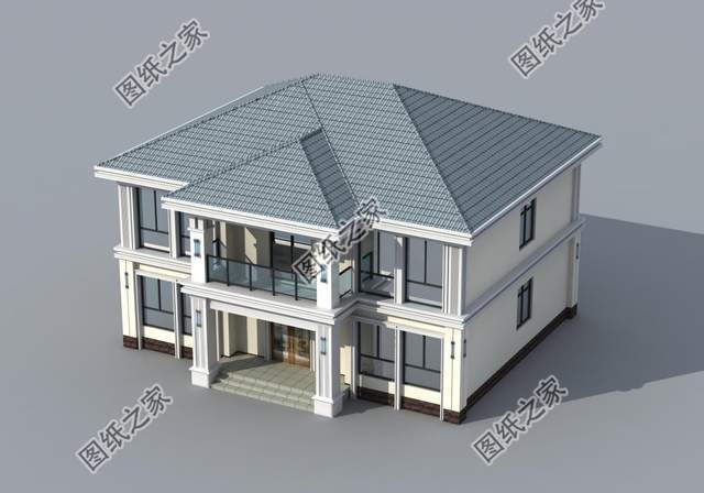 極簡白農(nóng)村二層別墅，白色極簡別墅，美到極致，鄉(xiāng)下的小白宮