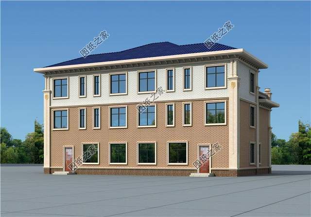 農(nóng)村三層雙拼別墅，家里有哥倆兒怎么建房，雙拼三層別墅幫解決