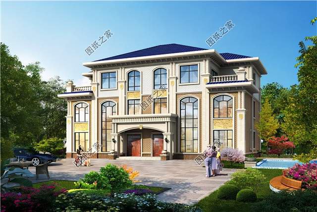 農(nóng)村三層雙拼別墅，家里有哥倆兒怎么建房，雙拼三層別墅幫解決