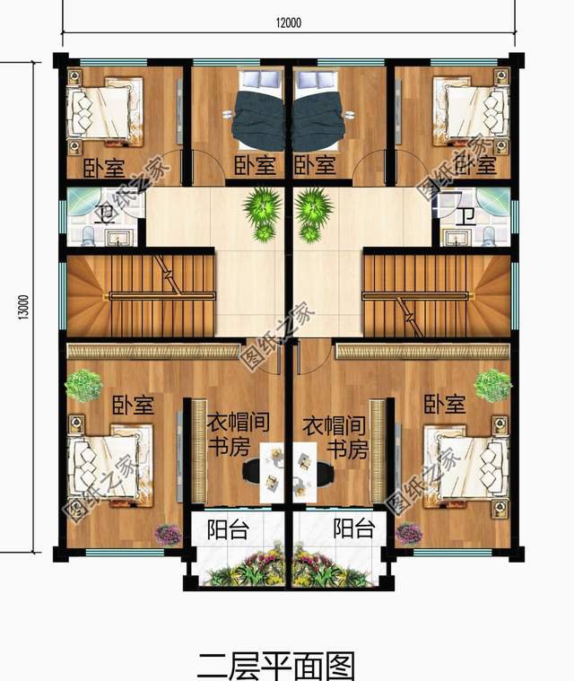 農村一層帶庭院三合院自建房，粉墻黛瓦，實用又美觀