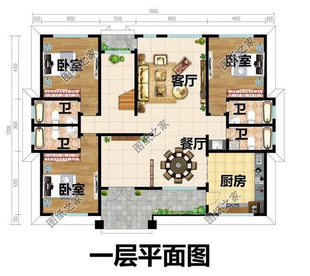 現代風二層自建別墅，帶有露臺更具幸福感
