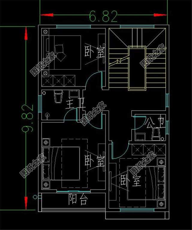 小戶型簡潔三層別墅設計圖，還原其本質，給你帶來美滿生活