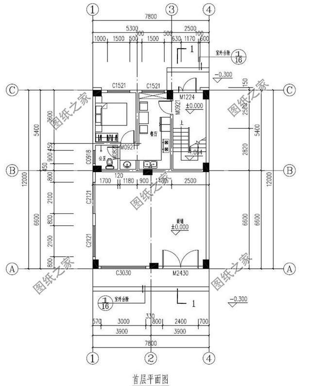 小戶型簡潔三層別墅設計圖，還原其本質，給你帶來美滿生活