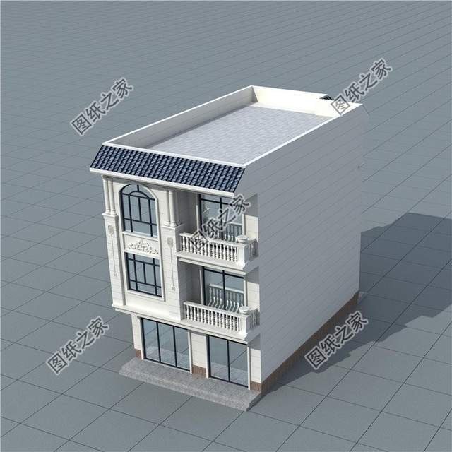 小戶型簡潔三層別墅設計圖，還原其本質，給你帶來美滿生活