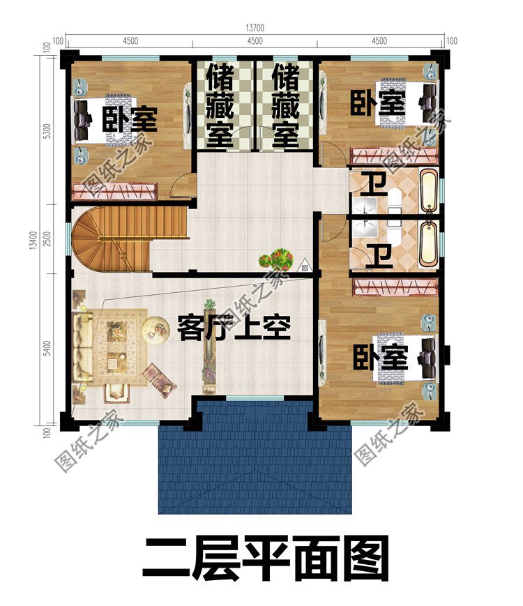 50萬(wàn)左右農(nóng)村三層別墅