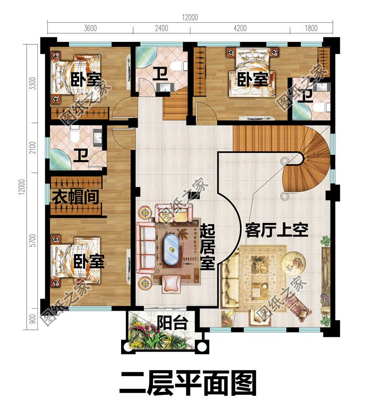 新農(nóng)村四層房屋設(shè)計(jì)圖