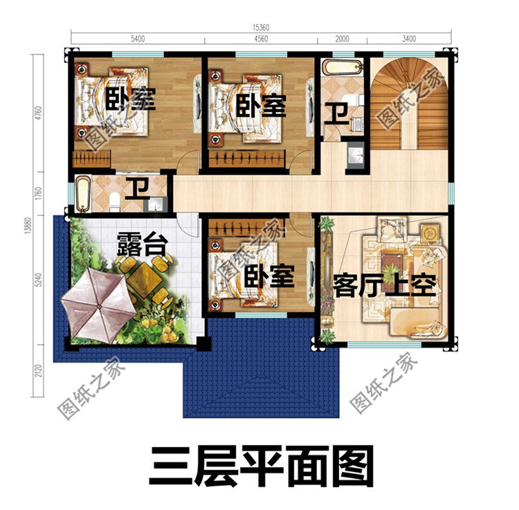 高端歐式三層別墅圖紙設計