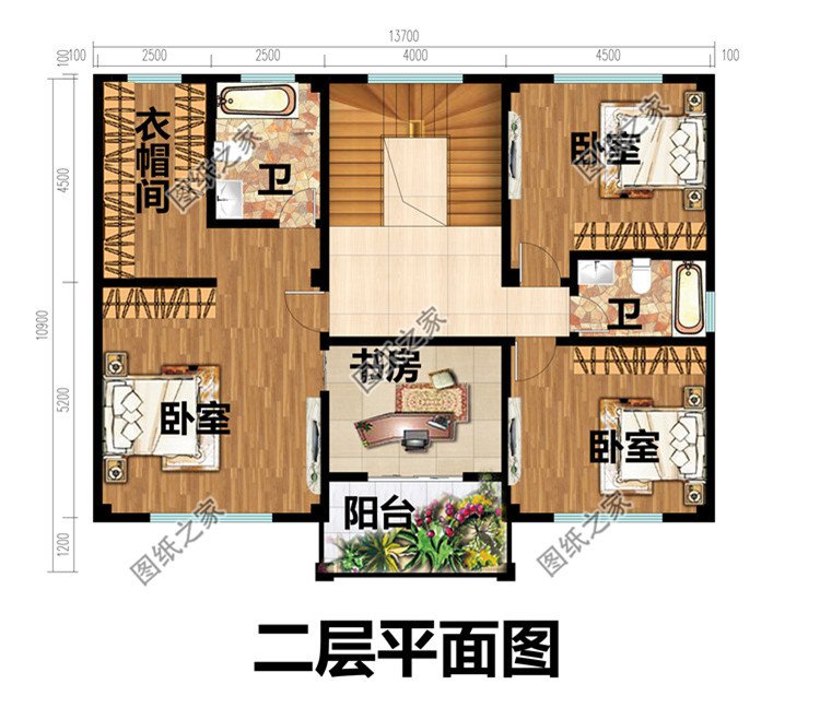 三層豪華新中式別墅設(shè)計(jì)圖