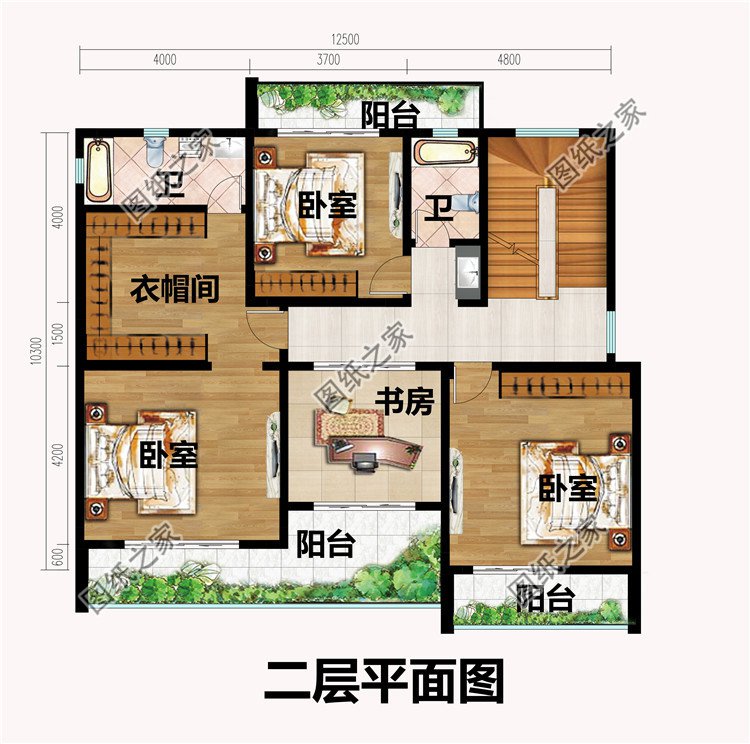 三層現(xiàn)代風(fēng)別墅設(shè)計(jì)圖