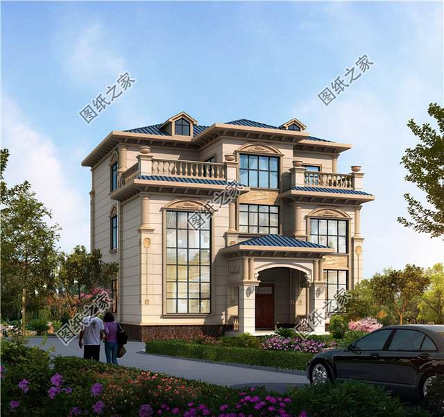 三層農村自建別墅設計圖紙，此生不為房奴來世必創輝煌