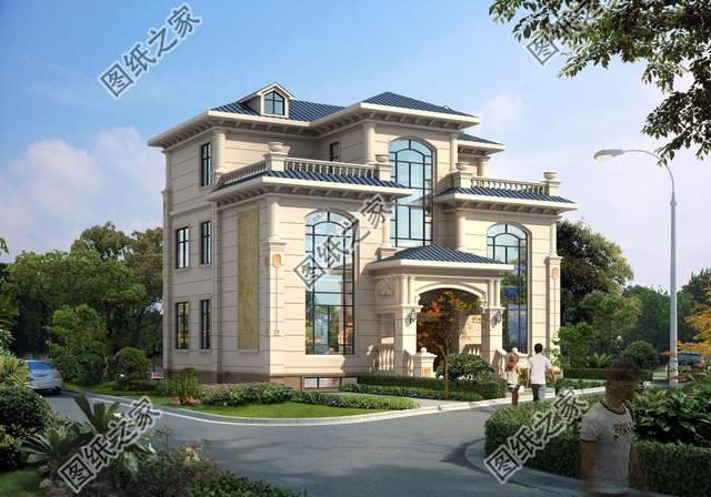 三層農村自建別墅設計圖紙，此生不為房奴來世必創輝煌