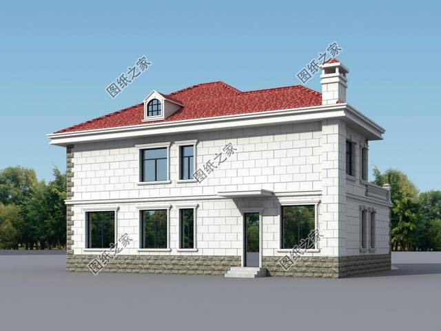 三款帶煙囪的漂亮別墅，裊裊炊煙，重回兒時的記憶