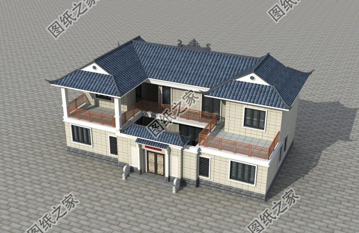 現代風格四合院別墅，古式與現代的完美結合，還不隨我入坑