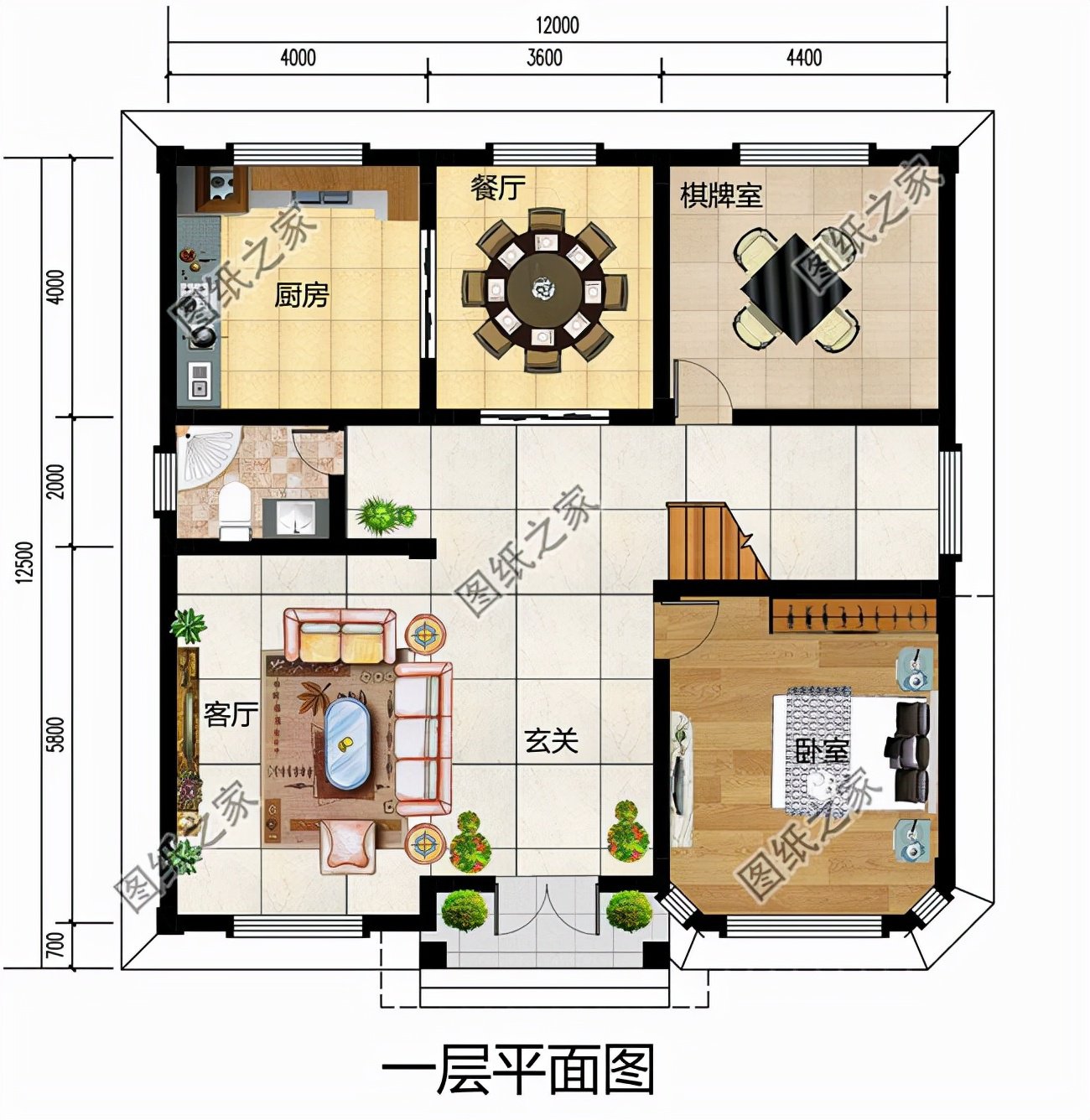 雙層歐式鄉村別墅，四季輪換，人間值得