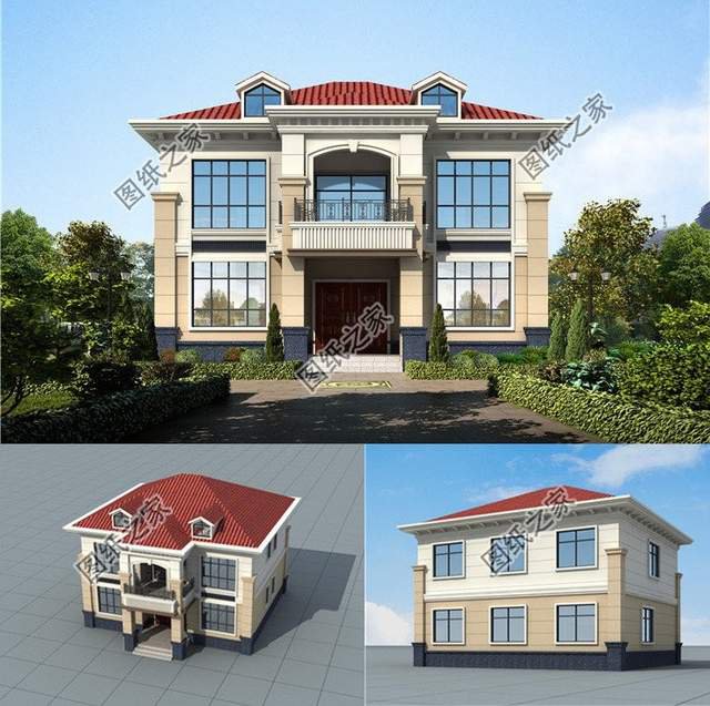 帶堂屋設計的二層別墅，宅基地這么寶貴，還不快快入手