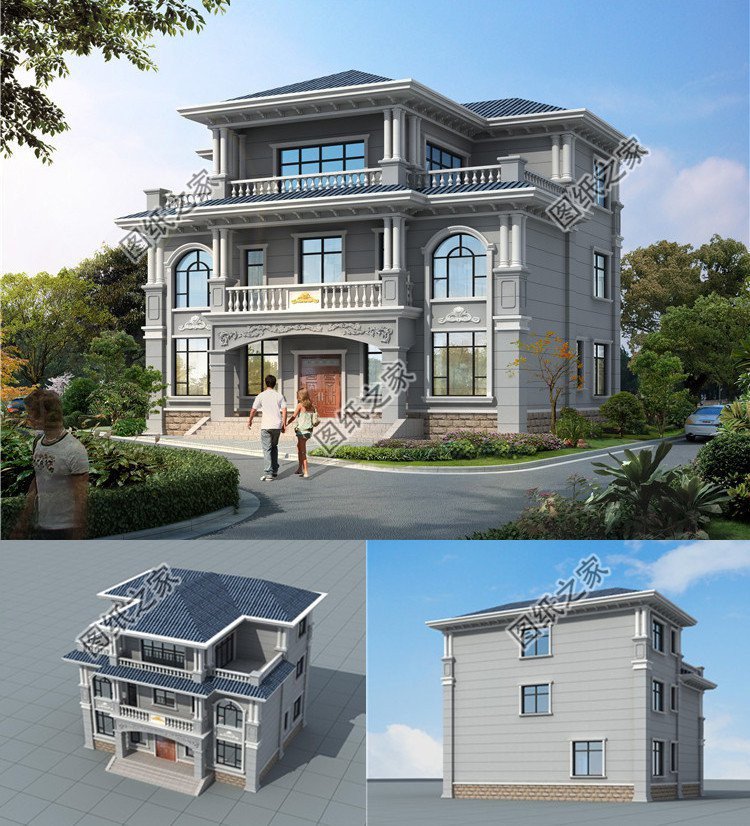 新農村三層別墅，最火的室內挑空，這樣的住宅必引領另一波熱潮