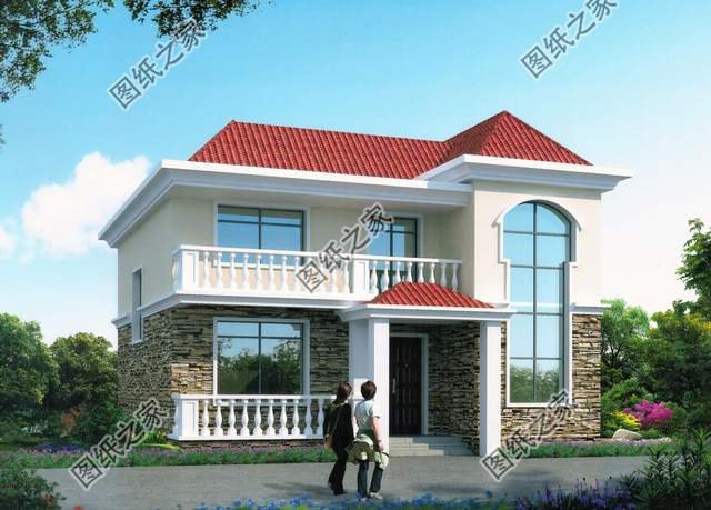 鄉(xiāng)村現代簡約風兩層小別墅，經濟實用又漂亮