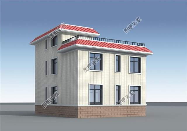 3款農村自建二層別墅，宅地基面寬不足9米，如何自建房？