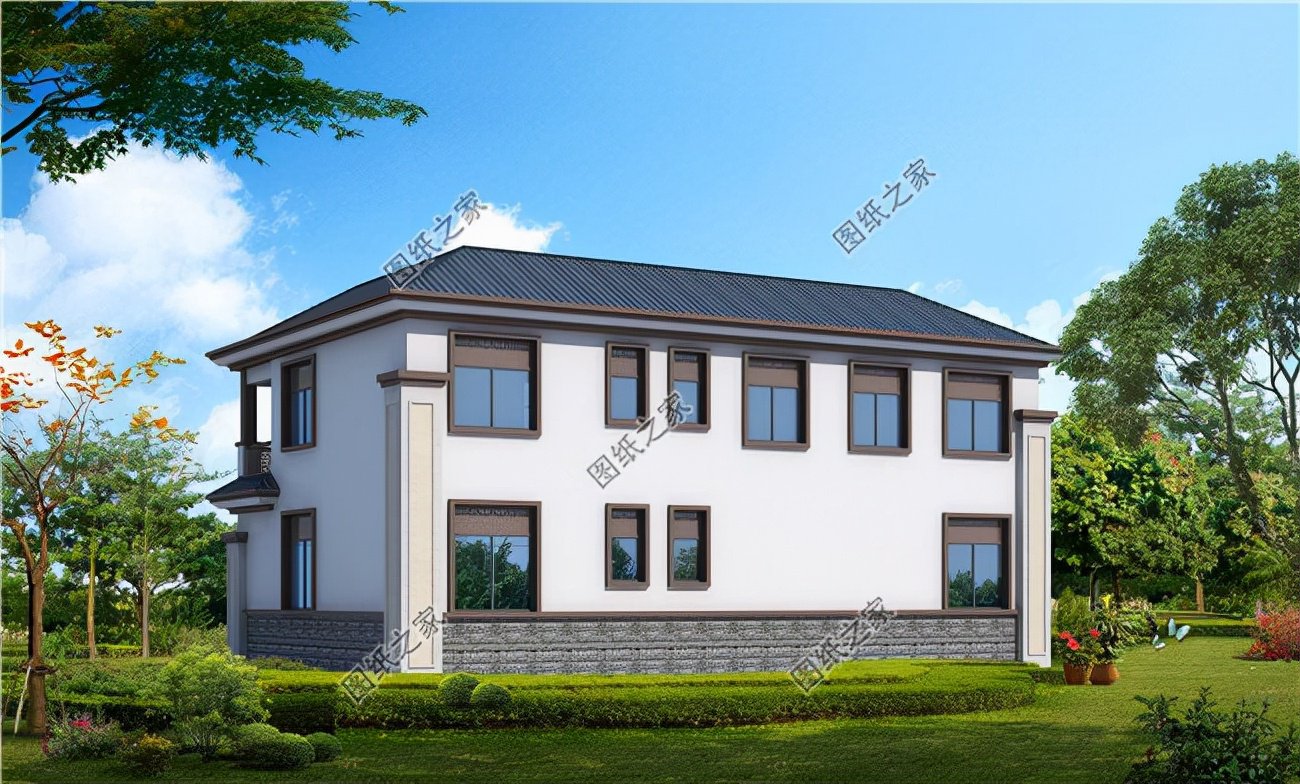 兩層新中式鄉村別墅，這股“國潮”刮到鄉村來了實在是超美膩