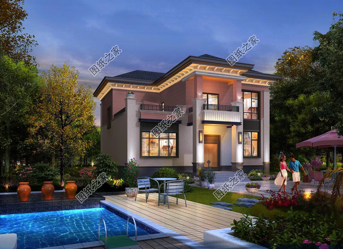 兩層新中式鄉村別墅，這股“國潮”刮到鄉村來了實在是超美膩