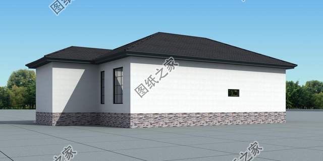 200平左右鄉(xiāng)村一層別墅，方正整潔，落落大房