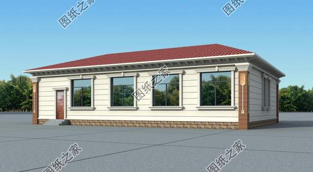 200平左右鄉(xiāng)村一層別墅，方正整潔，落落大房