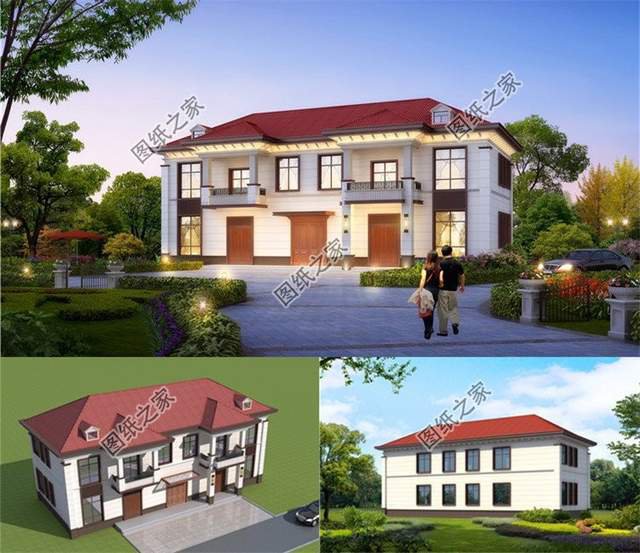 三款兄弟雙拼別墅，一宅兩戶大氣實用價值高，你會pick哪一個？