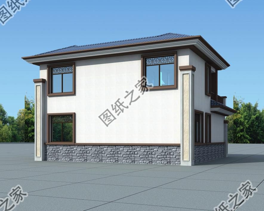 鄉村小型四合院設計圖，家的味道我知道