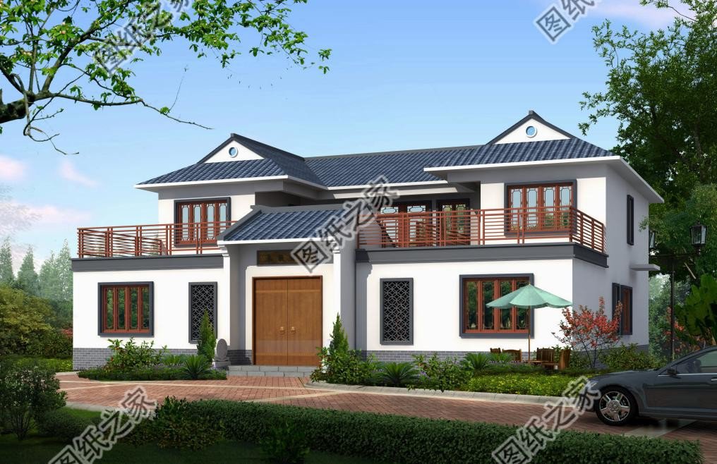 鄉村小型四合院設計圖，家的味道我知道