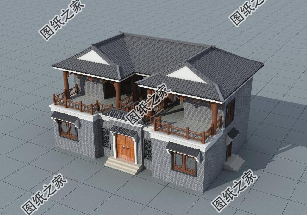 鄉村小型四合院設計圖，家的味道我知道