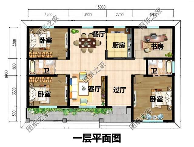 新農村一層自建房，經典秀美，時尚適居
