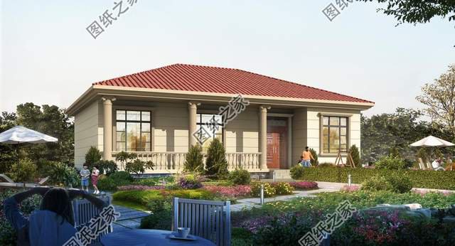 新農村一層自建房，經典秀美，時尚適居