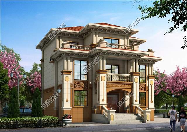 三層高端鄉村別墅，建設美麗新農村，修造舒適住宅