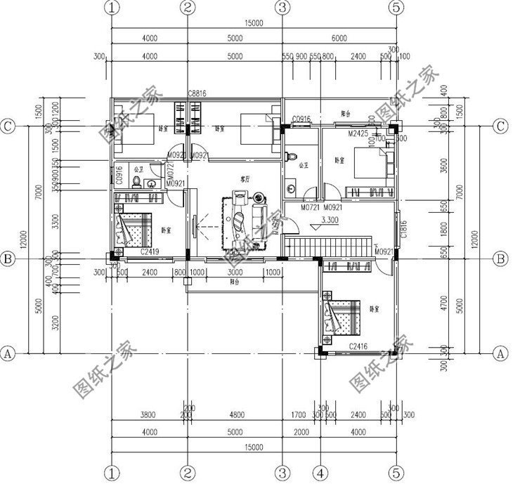 農村7字型自建房圖，異形宅基地如何設計完美匹配地基？