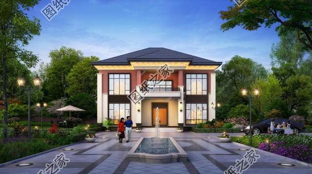 140平左右華麗二層別墅，現(xiàn)實(shí)中的浪漫滿屋