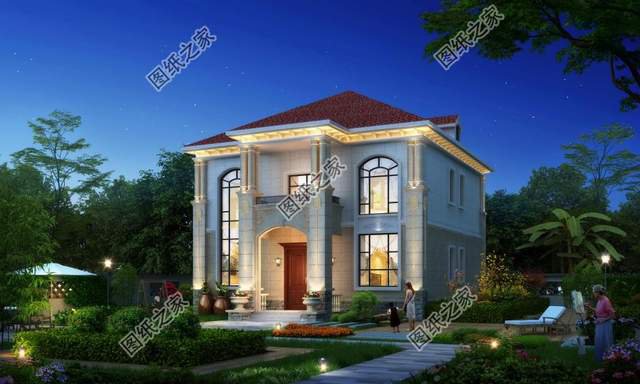 三開間房屋設計，大方雅致，線條順暢，立體感十足