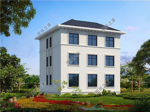 三層歐式別墅設計圖，經典浪漫，建造心中理想之家