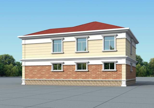 田園二層別墅設計圖，簡單的設計，回歸田園的懷抱