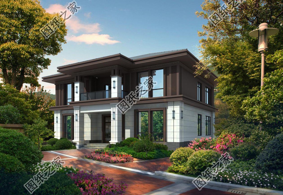 新中式雙層別墅，簡約的外觀，實用的布局給你帶來別樣的體驗