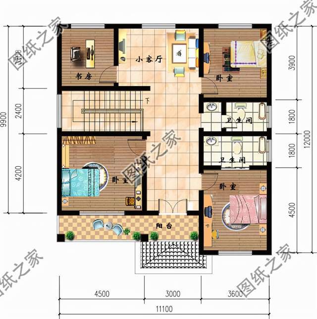 簡歐風格雙層別墅，經濟實用，自帶滿滿的溫馨感