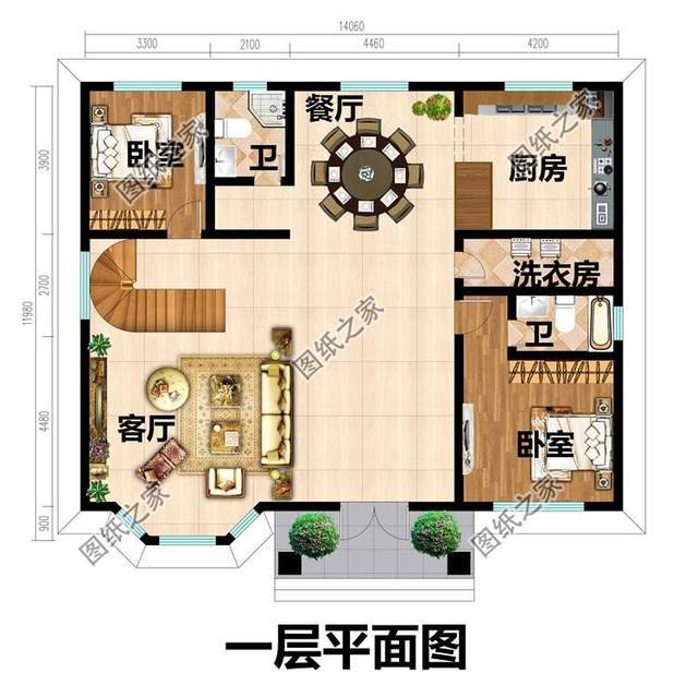 三層歐式住宅設(shè)計(jì)圖，藝術(shù)家園，享受自然