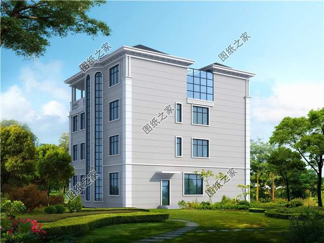 四層獨棟別墅設計圖紙，舒適與奢華，余生都讓他人羨慕吧