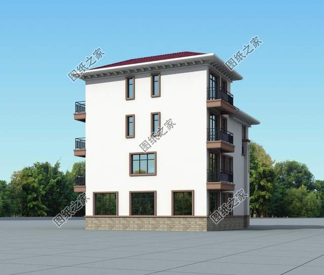 四層獨棟別墅設計圖紙，舒適與奢華，余生都讓他人羨慕吧