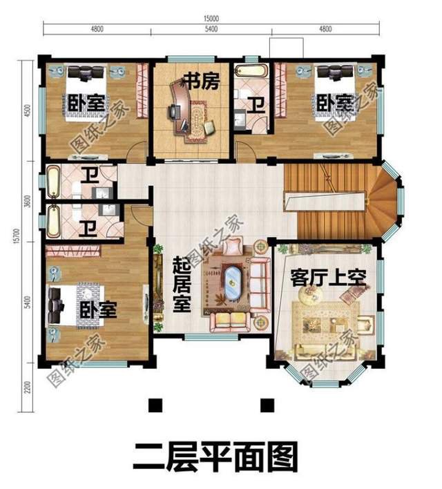 四層獨棟別墅設計圖紙，舒適與奢華，余生都讓他人羨慕吧