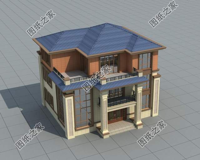 新中式三層圖紙，彰顯主人品位，出門也有面子