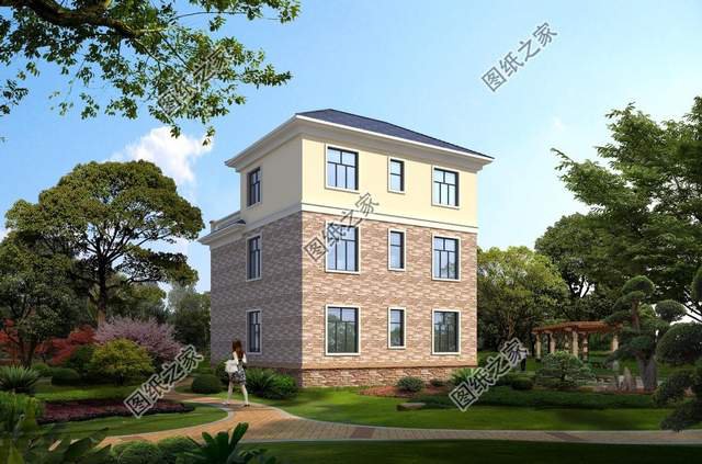 三層歐式別墅設(shè)計圖，經(jīng)典中帶著創(chuàng)新，暖色調(diào)整體給人親切感